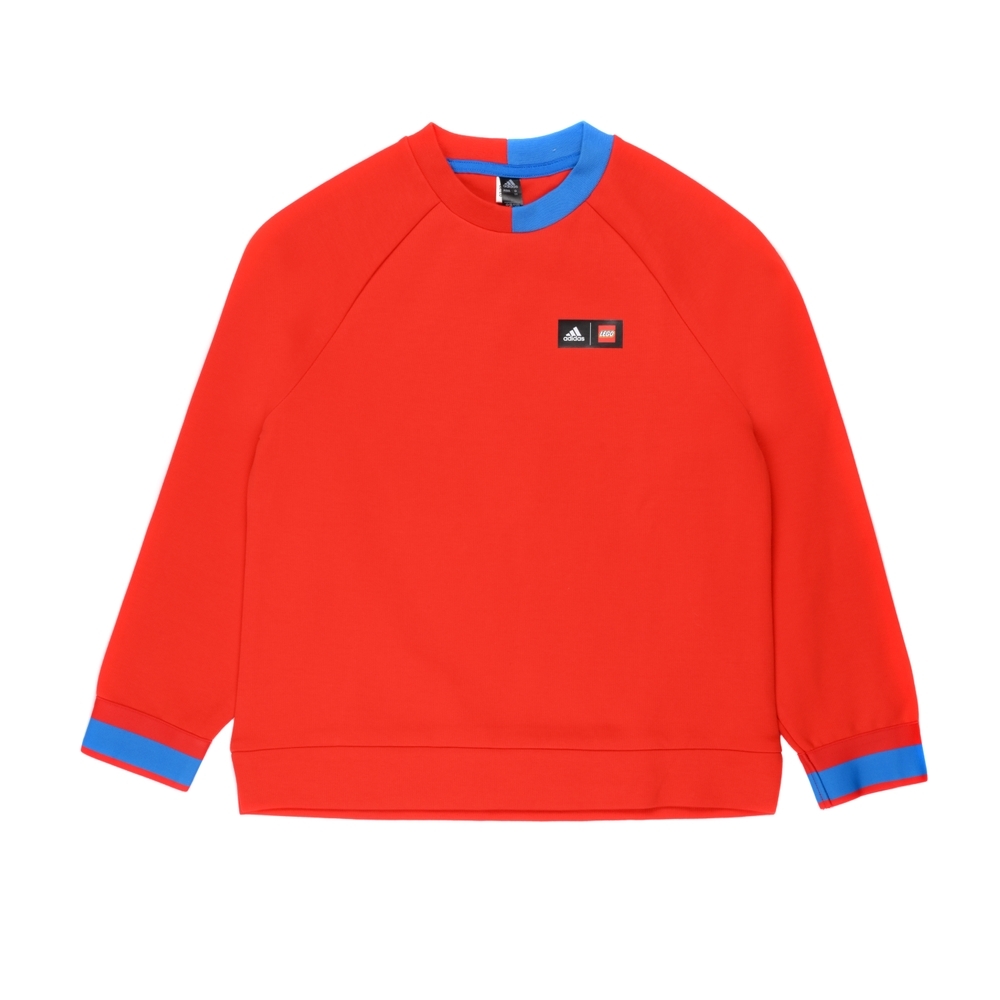

Adidas Kids Full Sleeves Sweatshirts Unisex Printed-Pack Of 1-Red