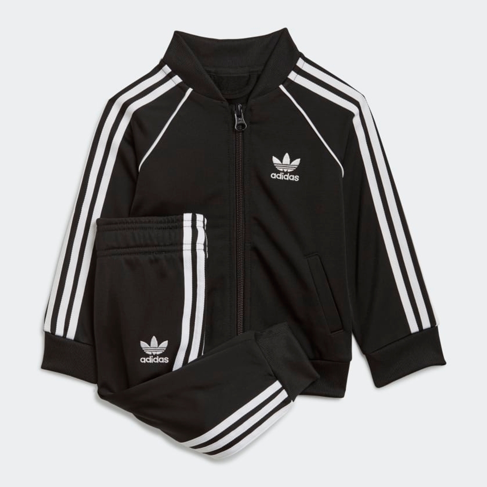 

Adidas Kids Full Sleeves Tracksuit Unisex Stripes-Pack Of 1-Multicolor