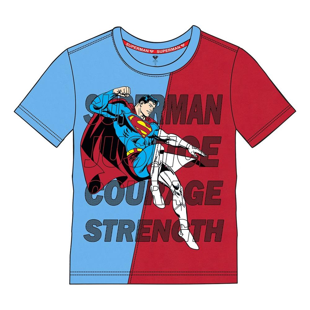 

Kidsville Boys Half sleeves Round neck tee Superman-BlueRed