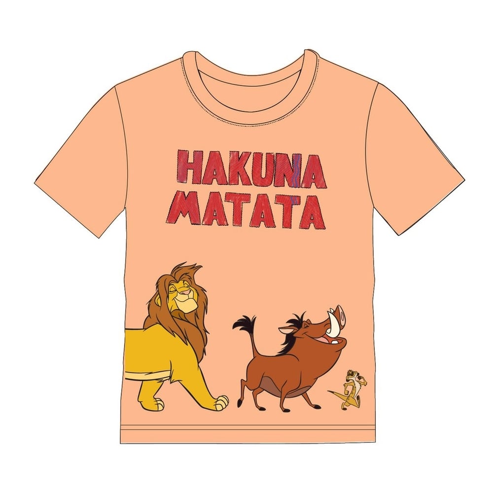 

Kidsville Boys Half sleeves Round neck tee Lion King-Orange