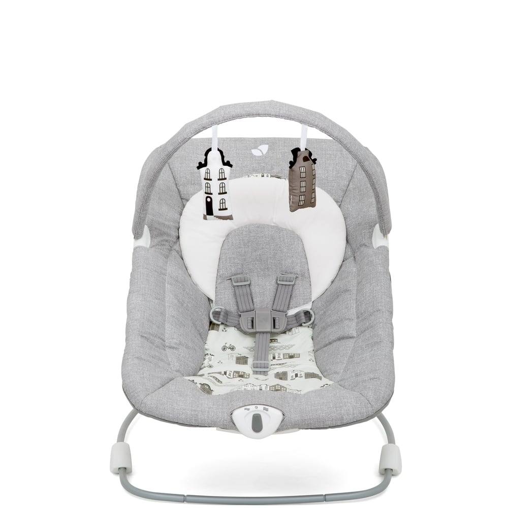 

Joie wish petite soother baby bouncer black&amp grey