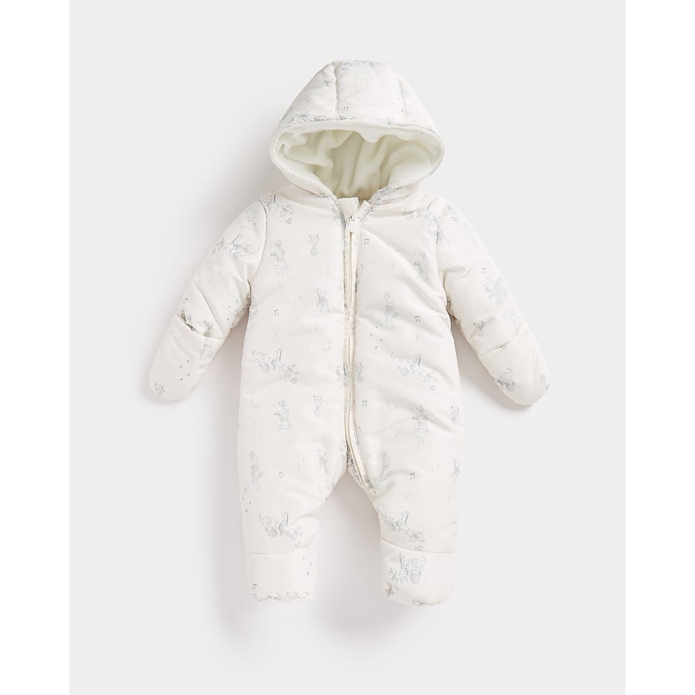 

Unisex Full Sleeves Snowsuit -White