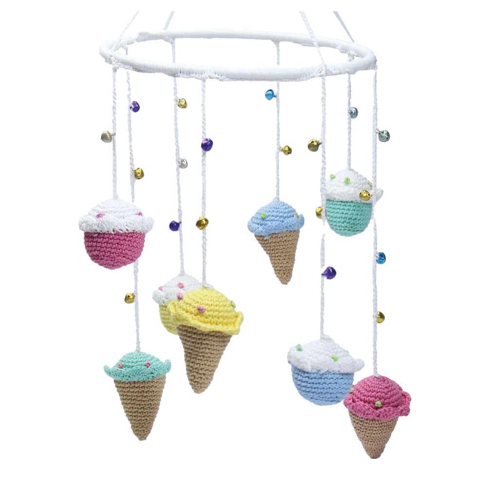 

Happy Threads Dessertland Cot Mobile Multicolor