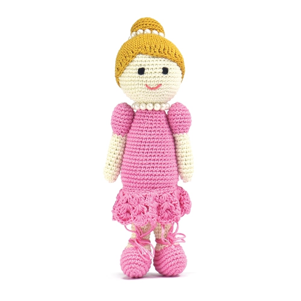 

Happy Threads Neckless Doll Dark Pink