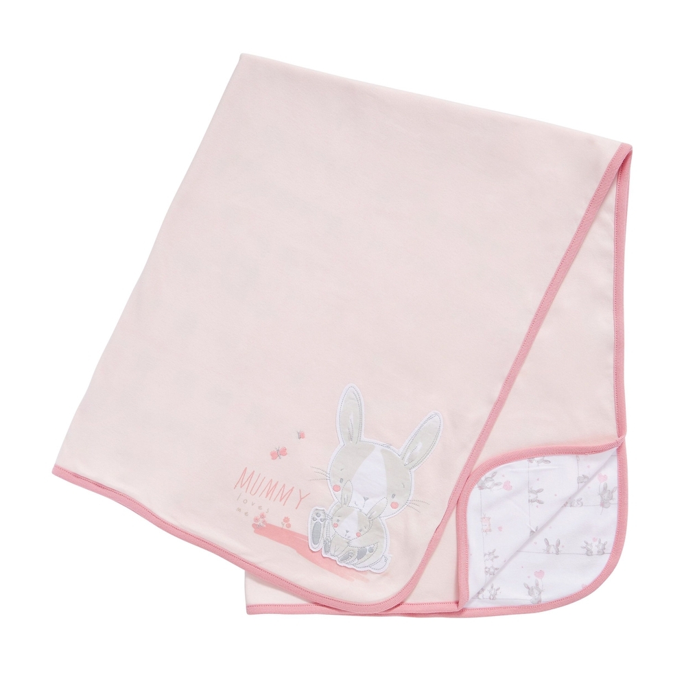 

Girls Bunny Shawl - Pink