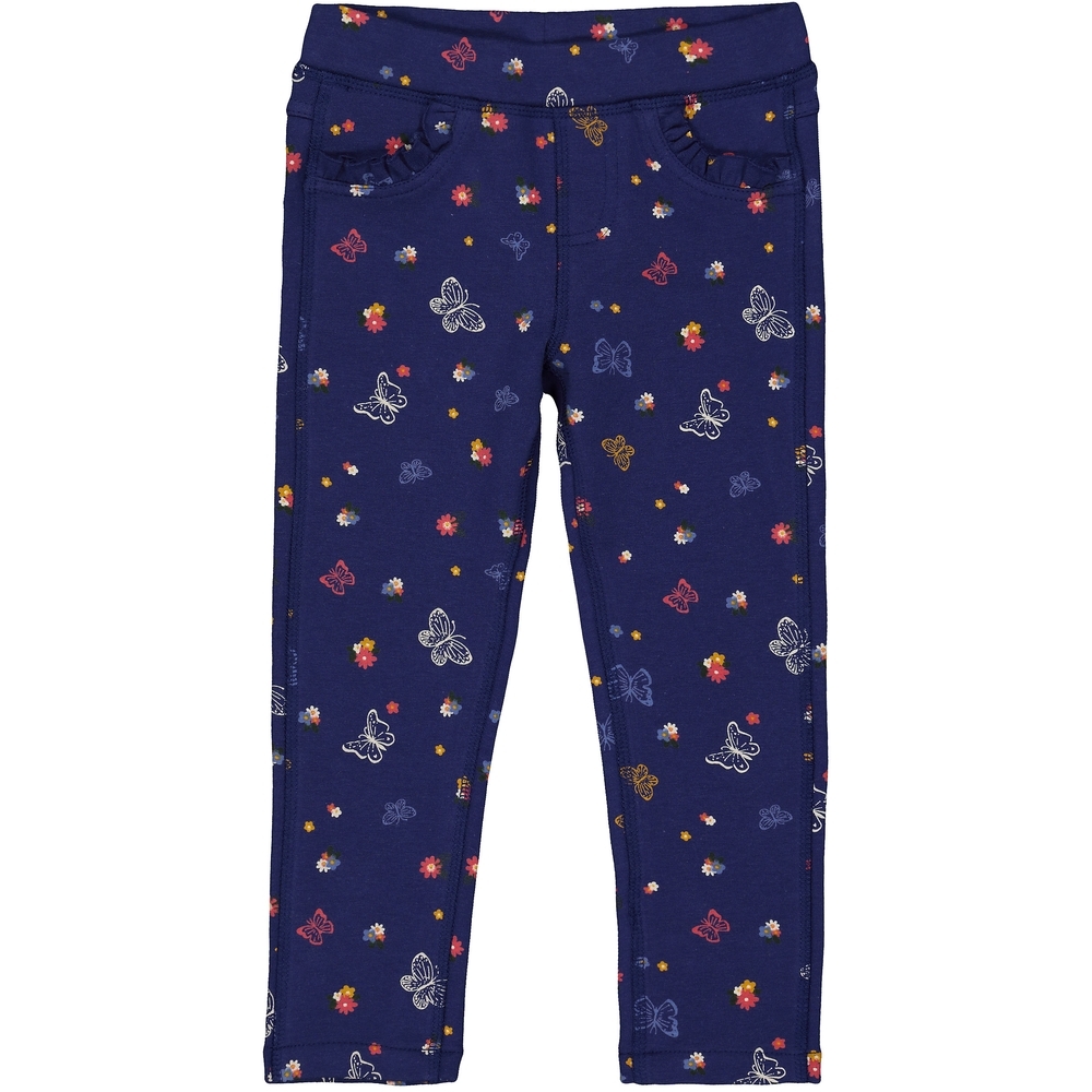 

Blue Floral Butterfly Jeggings