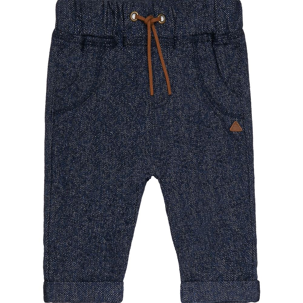 

Boys Trouser Textured With Ribwaist - Navy