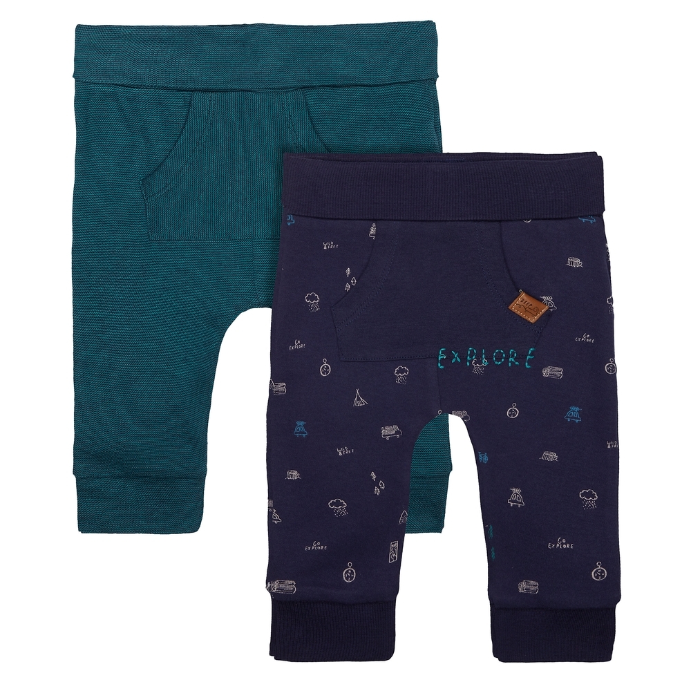 

Boys Printed Joggers - Pack Of 2 - Multicolor