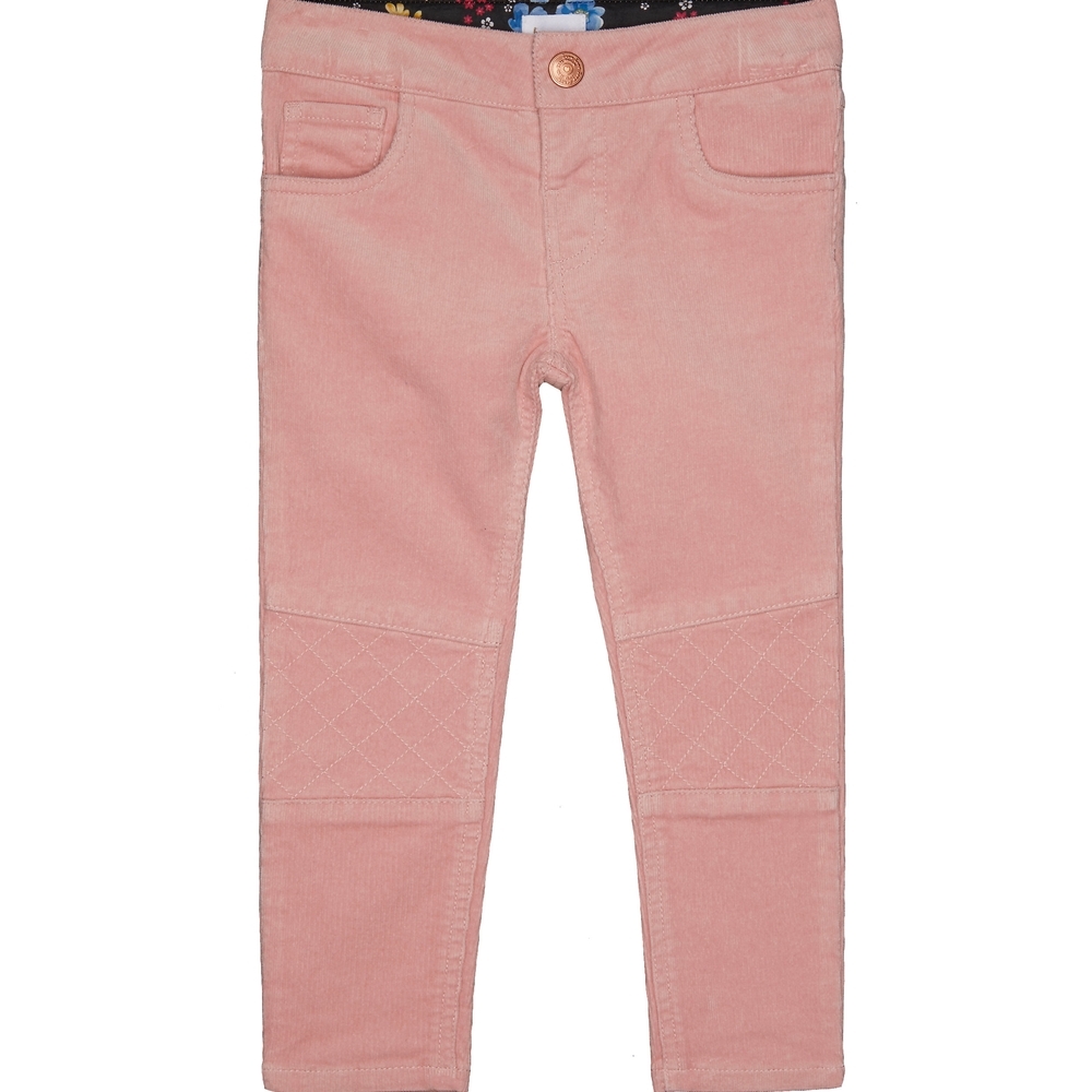 

Pink Cord Biker Trousers