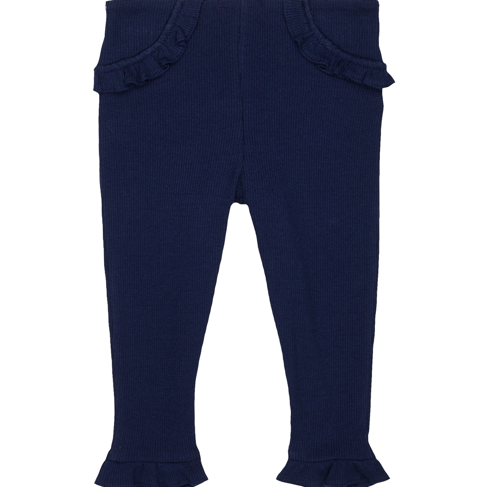 

Navy Ribbed Leggings