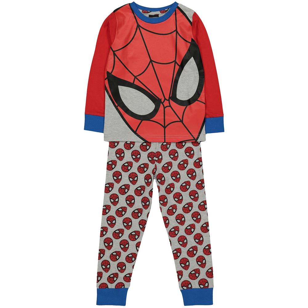 

Boys Full Sleeves Pyjamas Marvel Spiderman Print - Red White
