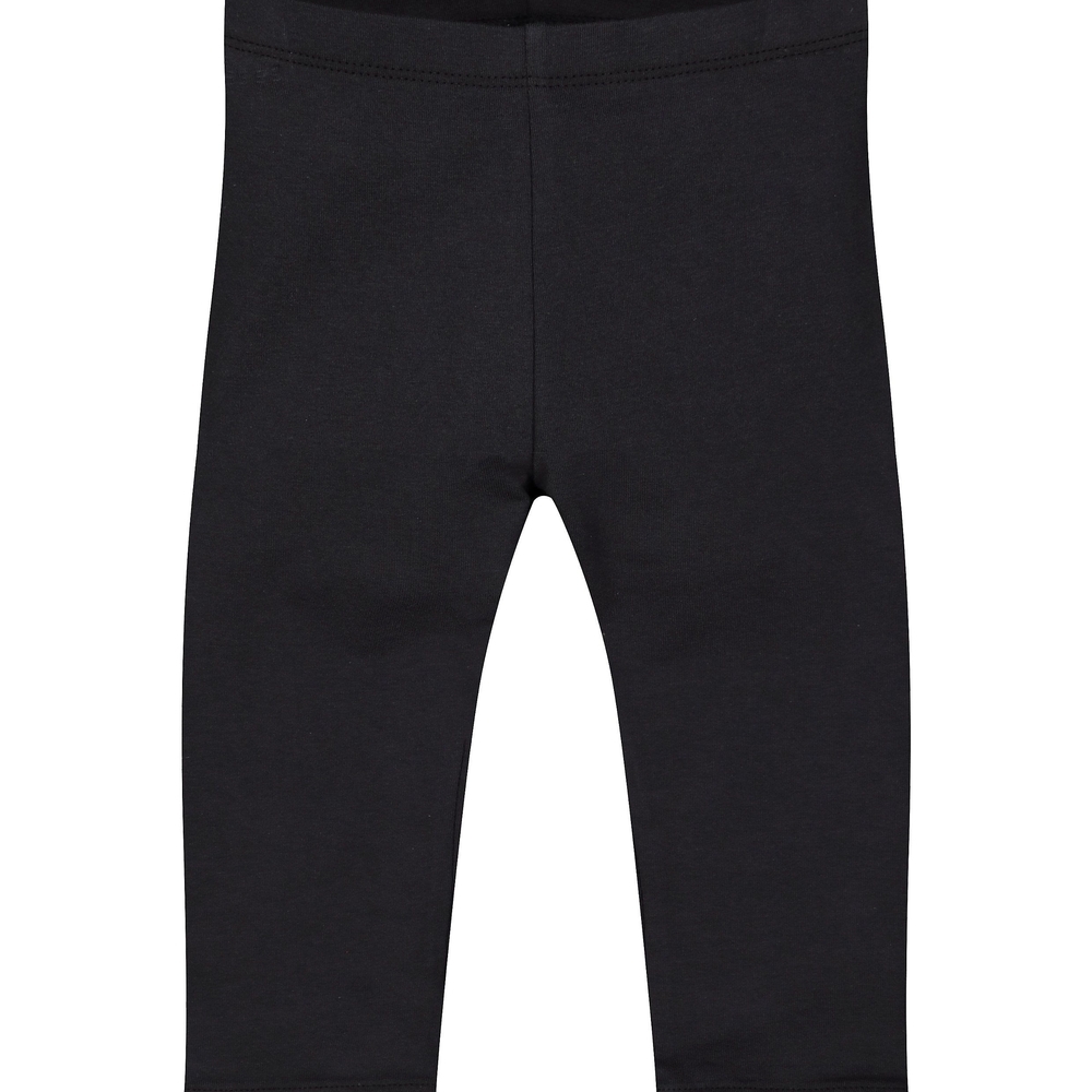 

Girls Legging Elasticated Waistband With Lace - Black