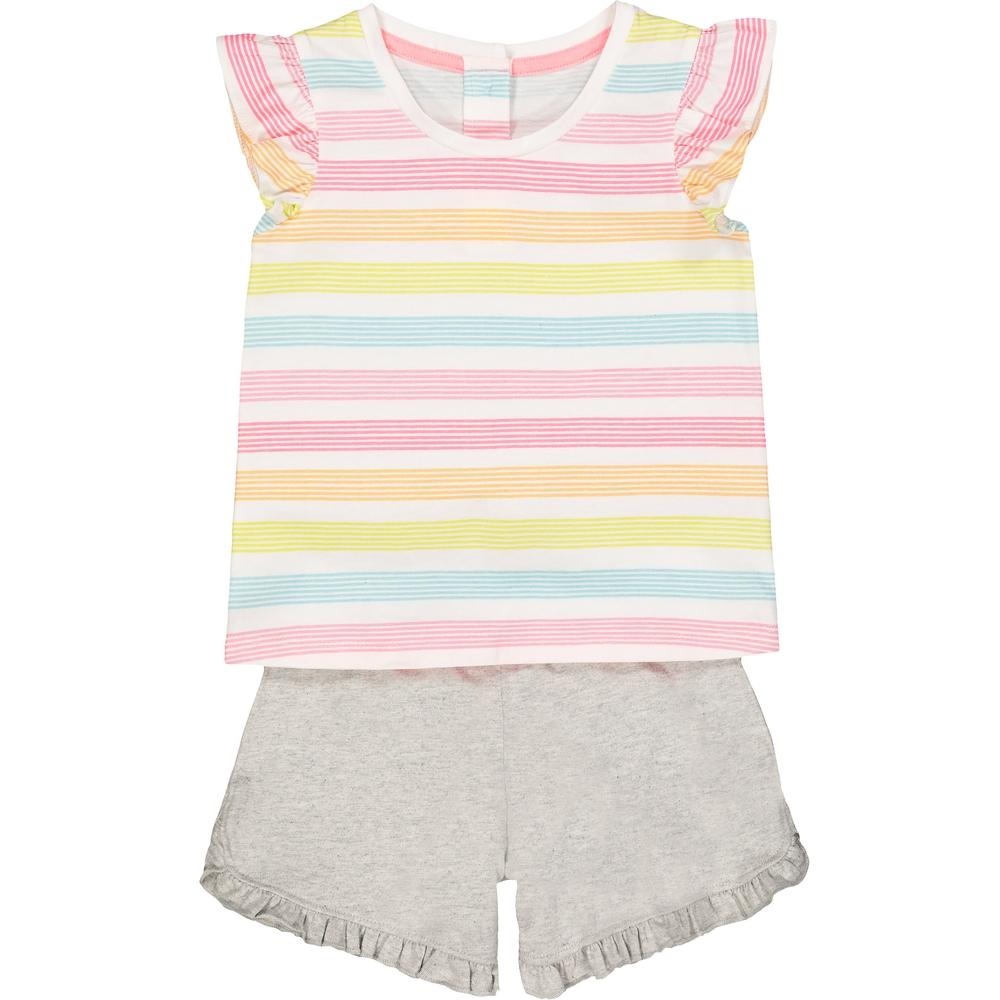 

Striped Vest And Shorts Set