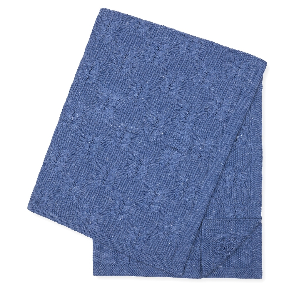 

Blue Knitted Shawl