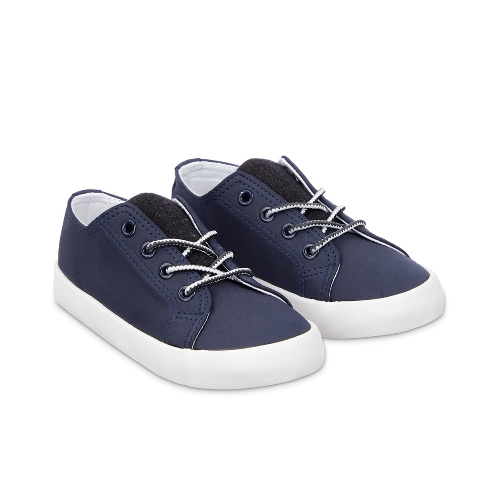 

Navy Lace-Up Trainers