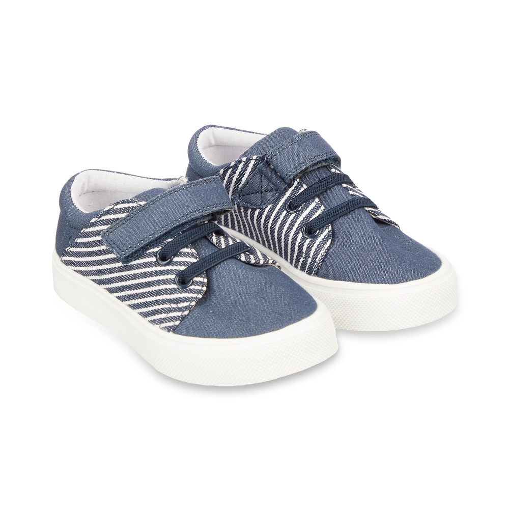 

Denim Blue Stripe Trainers