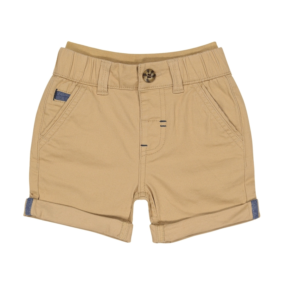 

Boys Shorts Roll Up Chino - Khaki