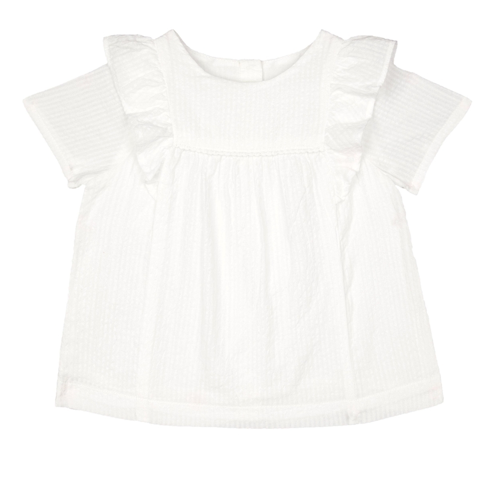 

White Woven Blouse