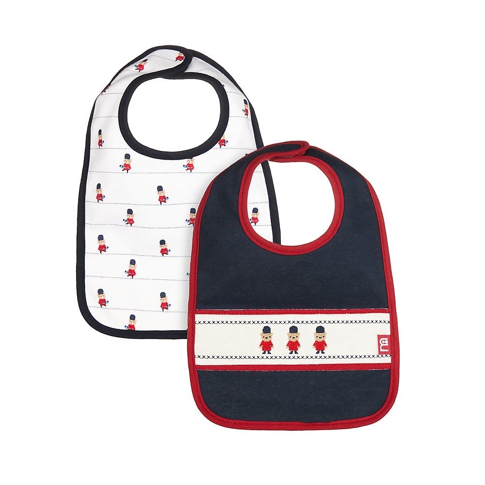 

Mothercare heritage floral bibs pink pack of 2