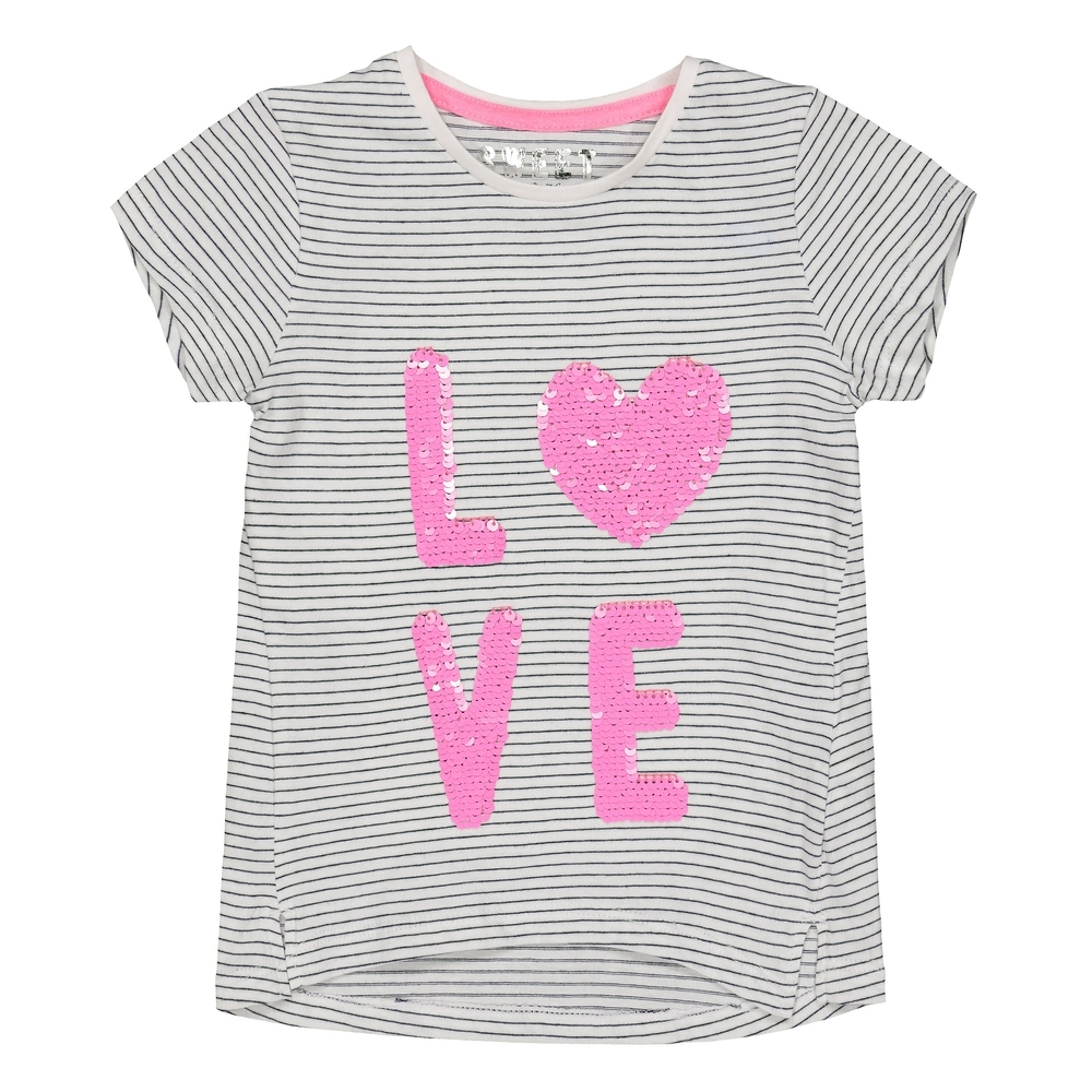 

Love Sequin Stripe T-Shirt