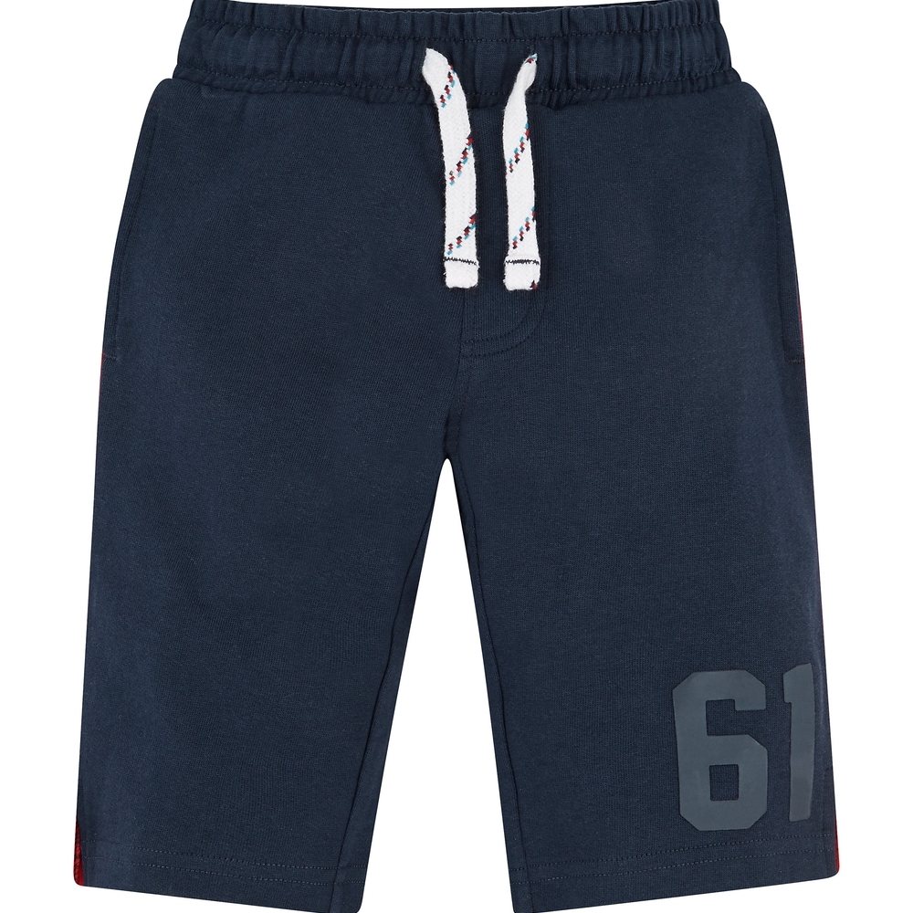 

Boys Knitted Side Stripe Shorts - Navy