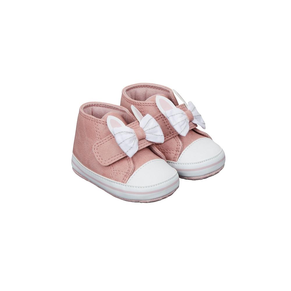 

Pink Bunny Hi-Top Pram Shoes