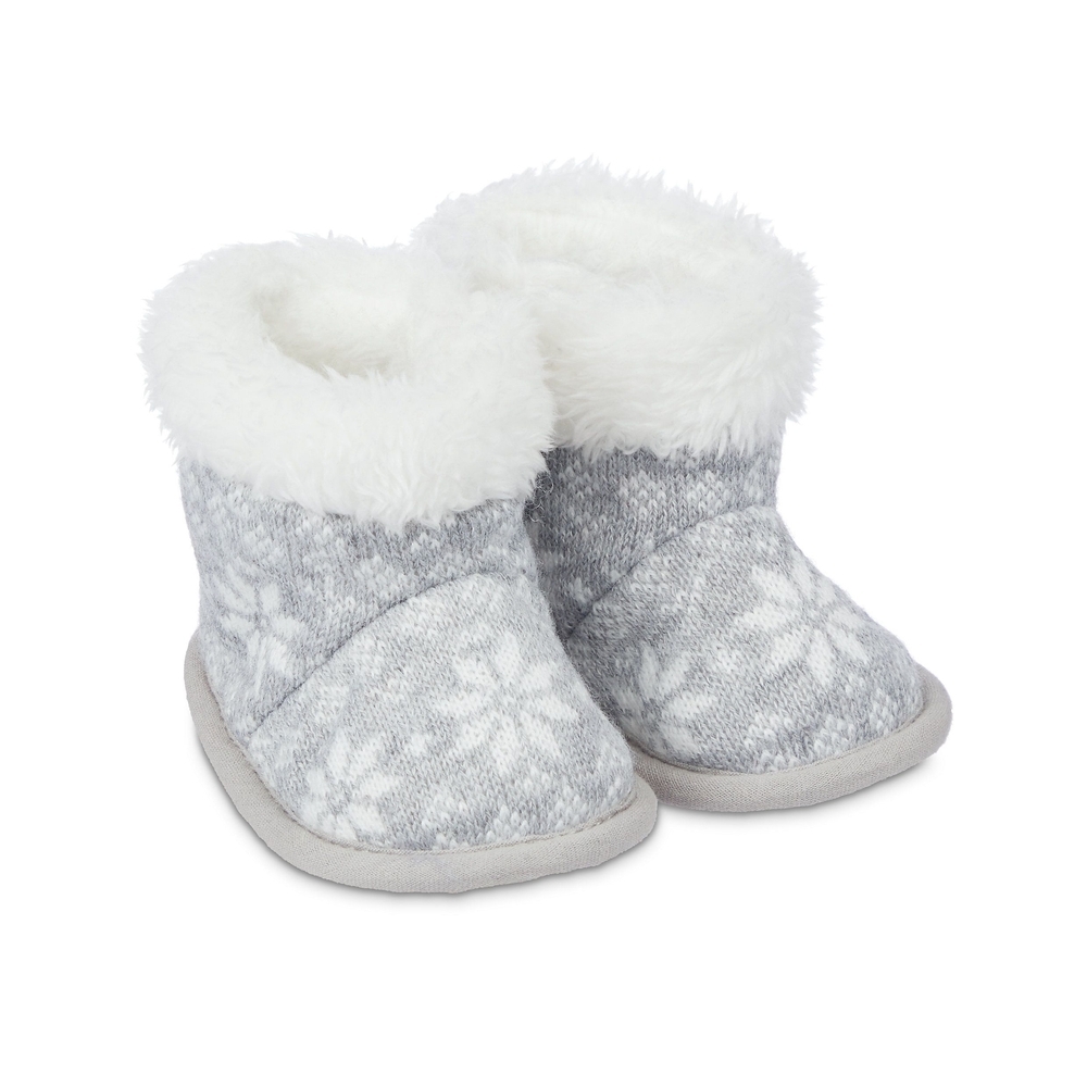 

Grey Fairisle Boots