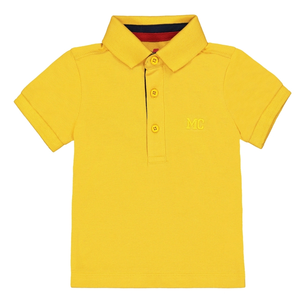 Boys Half Sleeves Polo T-Shirt - Yellow