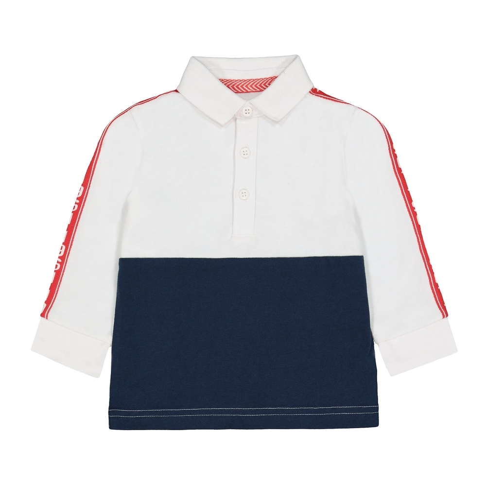 White And Navy Rugby Shirt