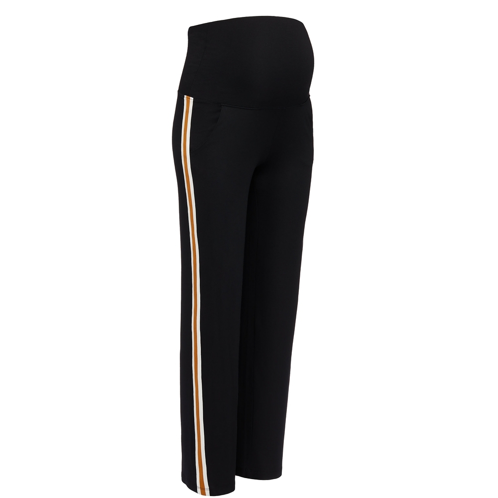 

Wide-Leg Over-The-Bump Trousers