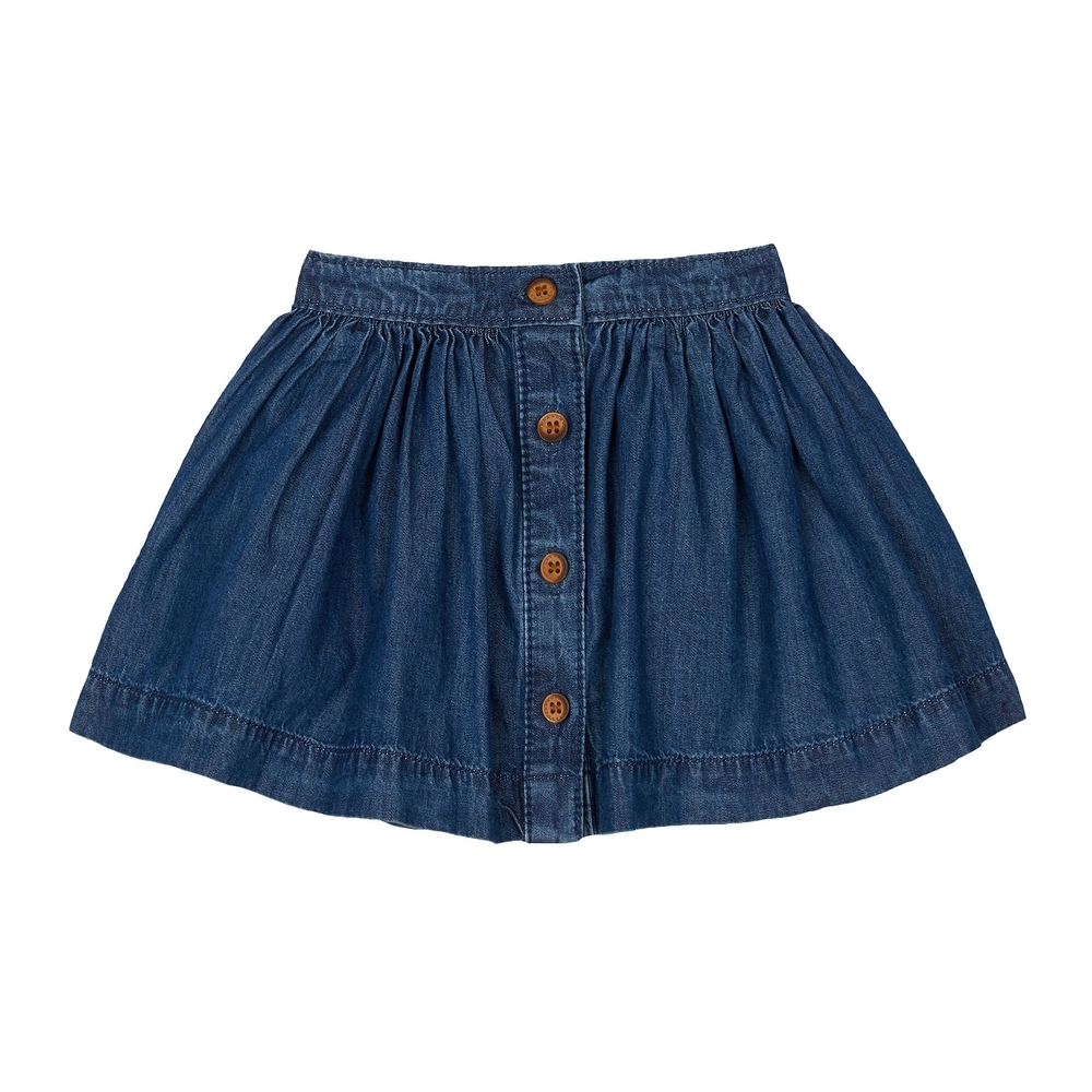 

Denim Button Skirt