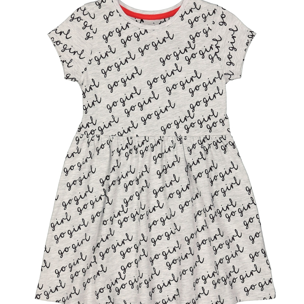 

Grey Go-Girl Print Dress