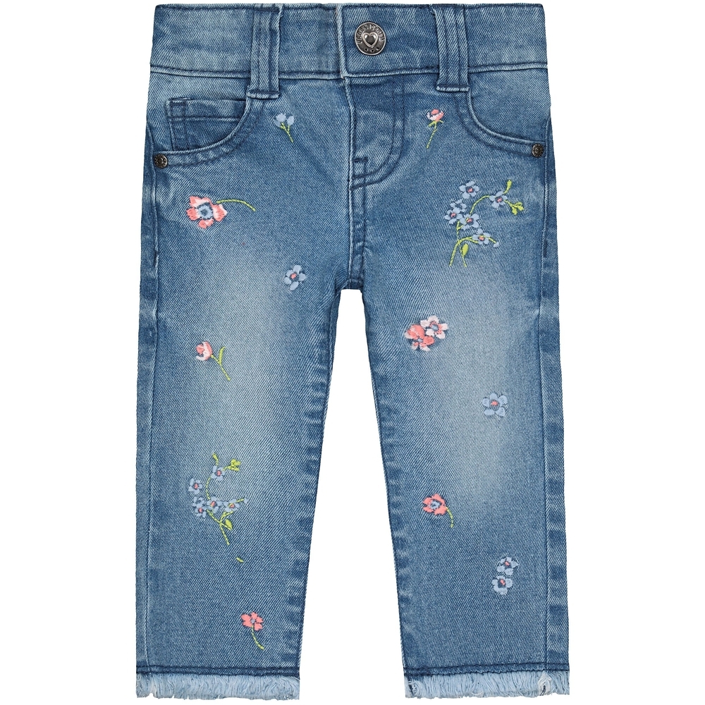 Embroidered Skinny Jeans
