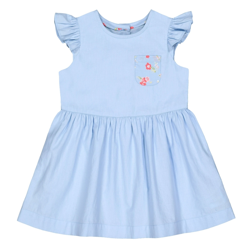 

Blue Woven Dress
