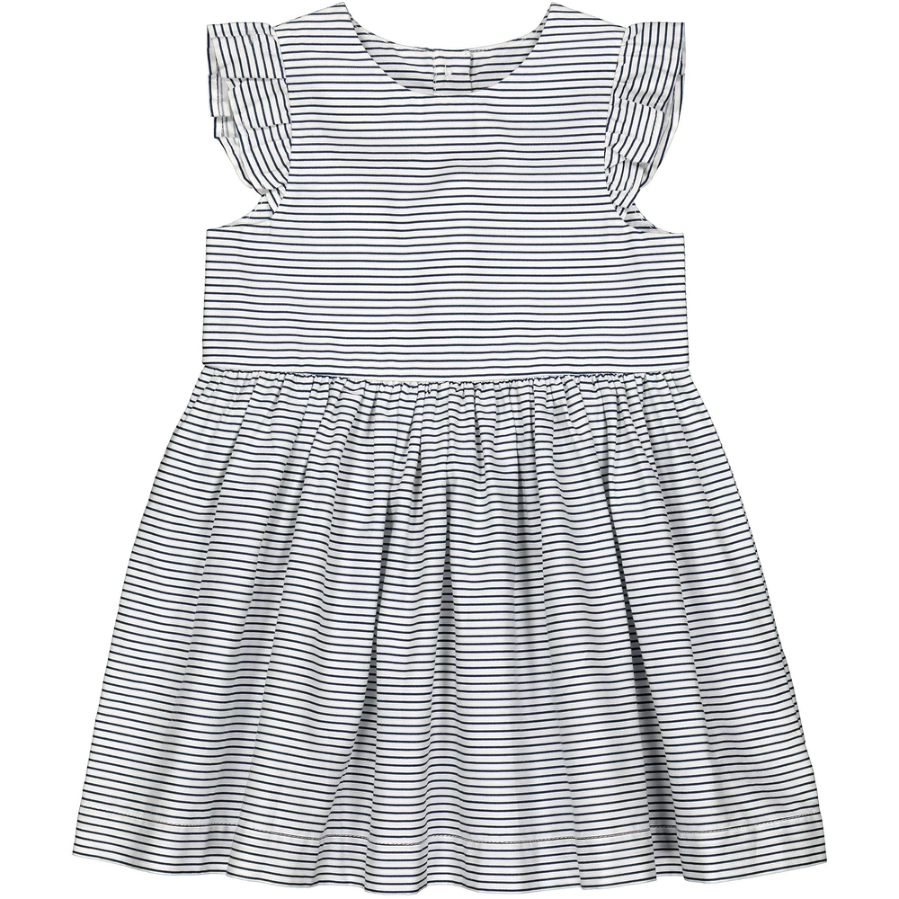 Navy Striped Dress