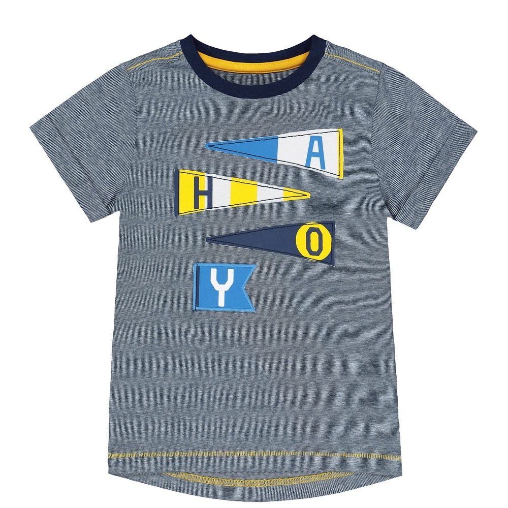 

Navy Striped Ahoy T-Shirt