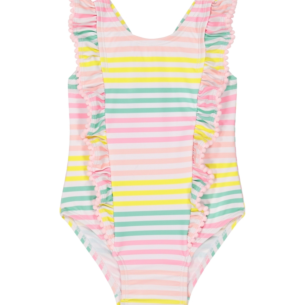 Pastel Multicolour Stripe Swimsuit