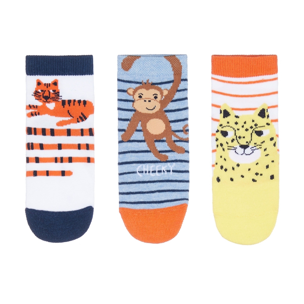 

Jungle Animals Socks - 3 Pack