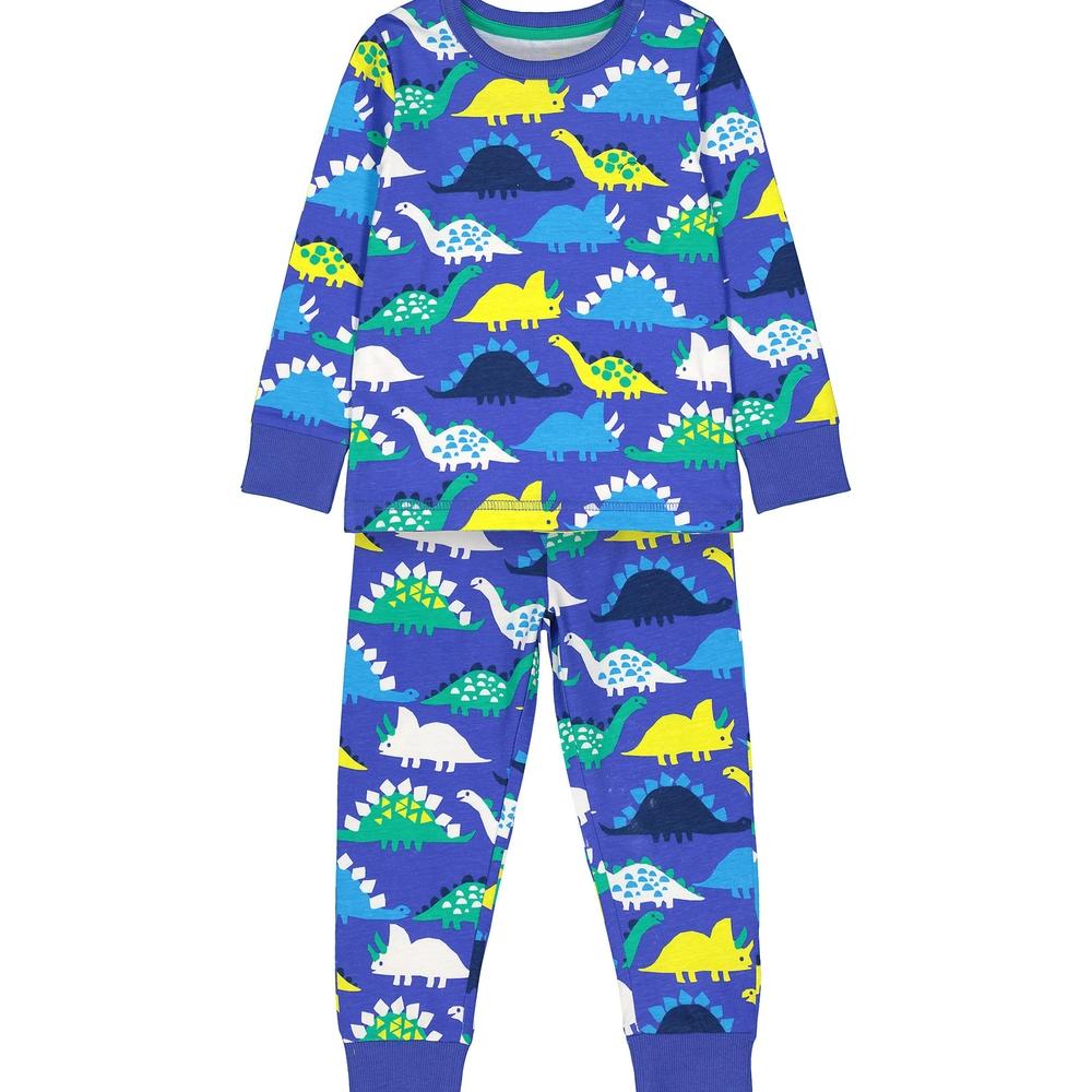 

Boys Full Sleeves Pyjamas Dinosaurs Print - Blue