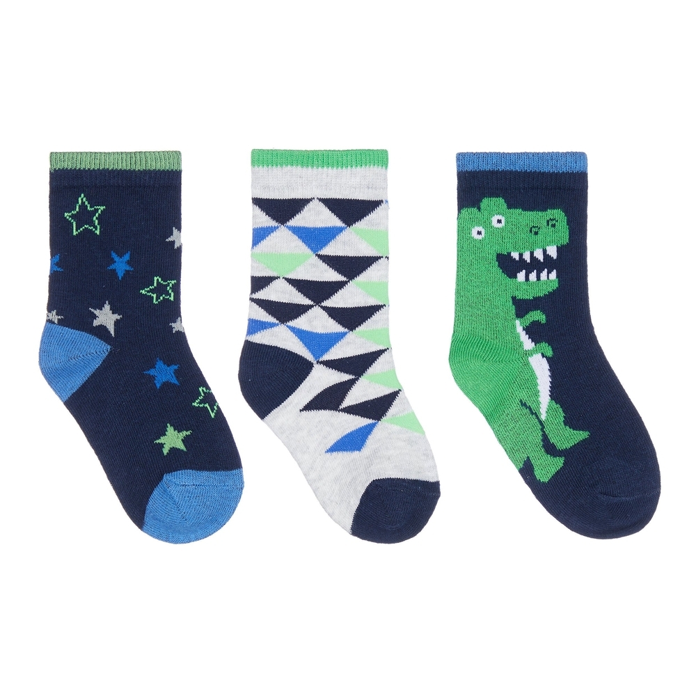 

Dino Socks - 3 Pack
