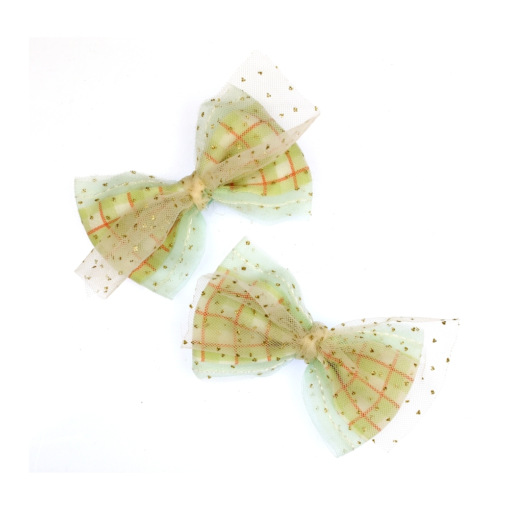 

Akkad Bakkad Sparkle And Dot Green Hair Clip