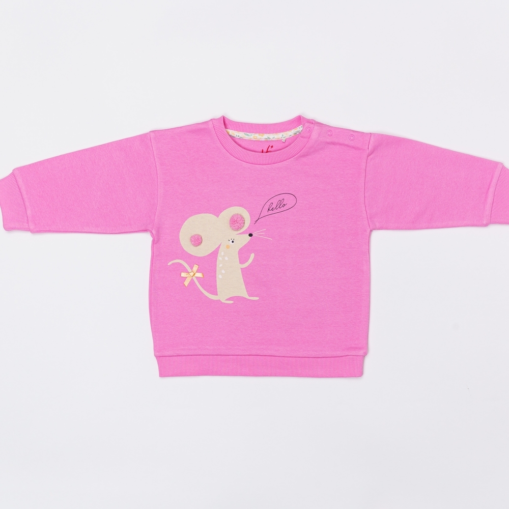 

H by Hamleys Girls Full Sleeve Sweatshirt -Pink