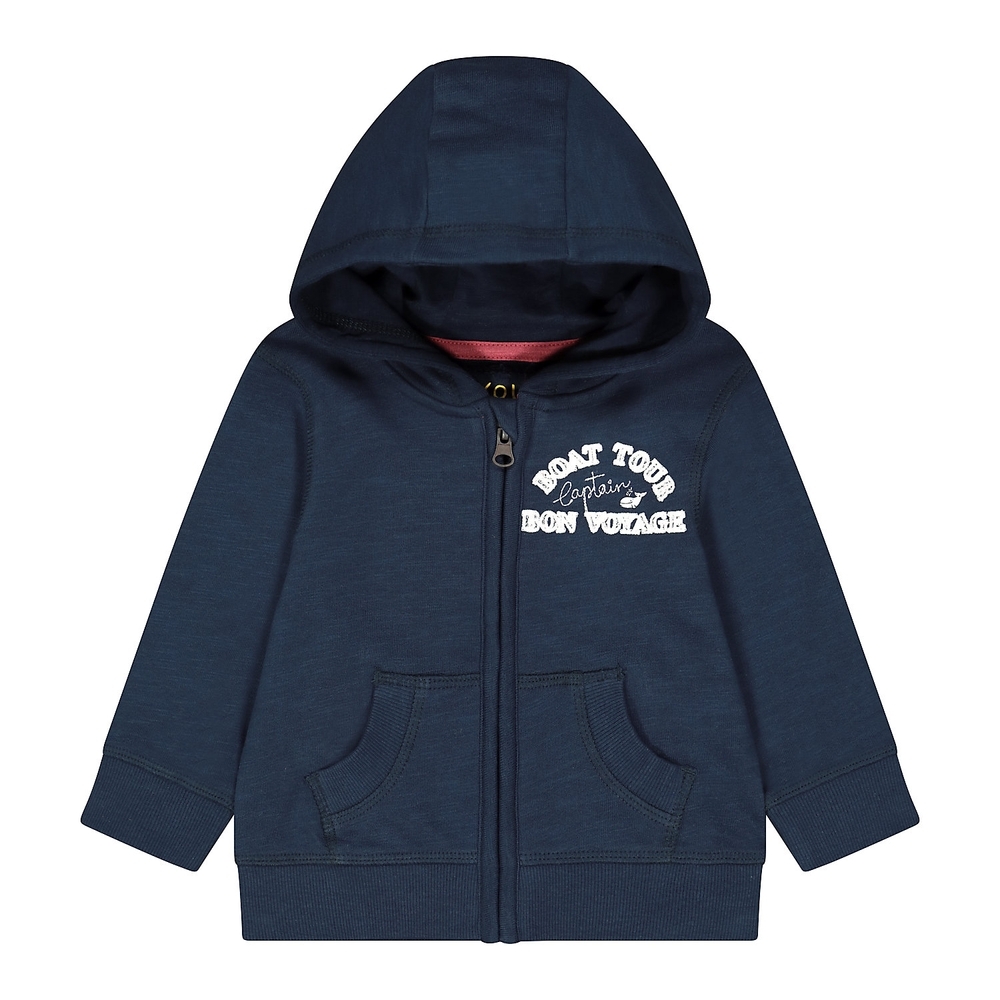 

Boys Full Sleeves Sweatshirt Embroidered - Navy