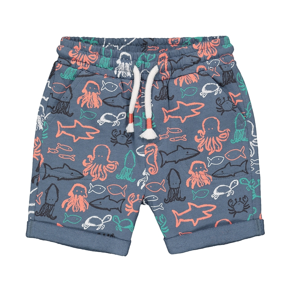 

Boys Shorts Printed - Navy