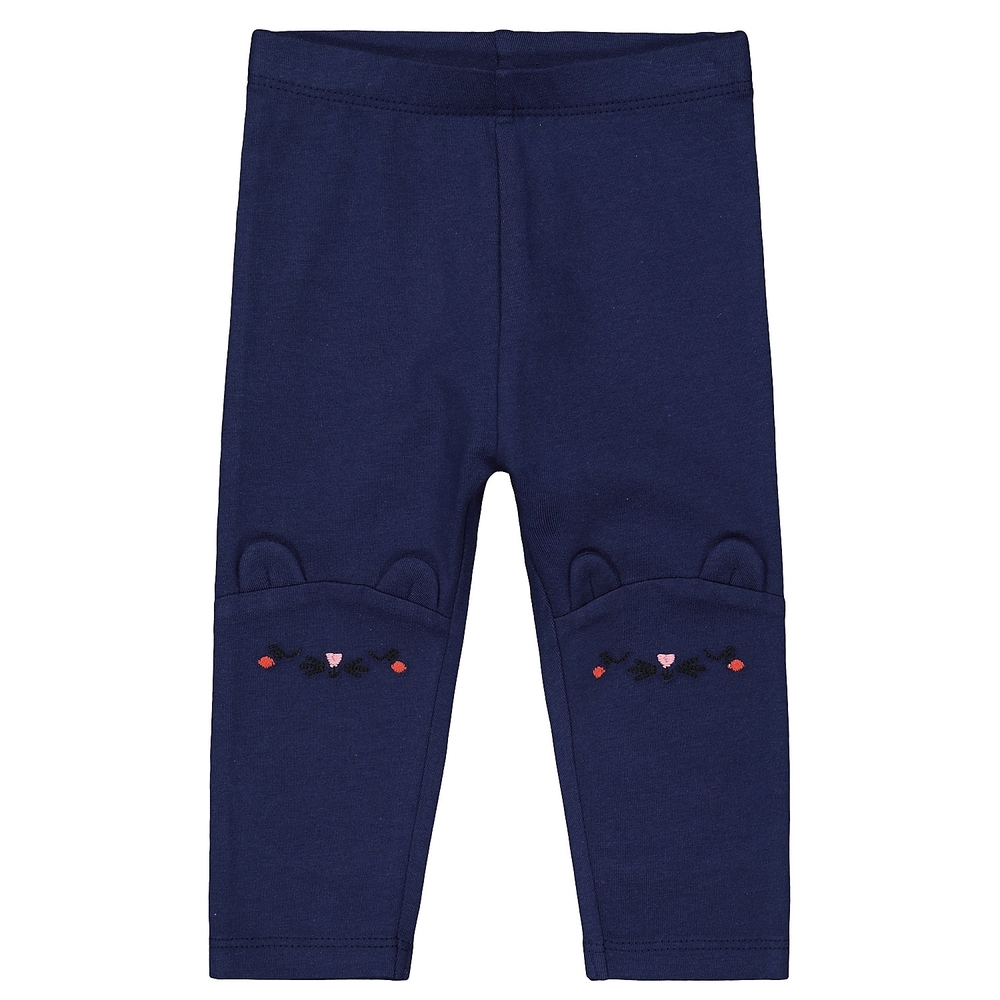 

Girls Leggings 3D Mouse Details - Navy