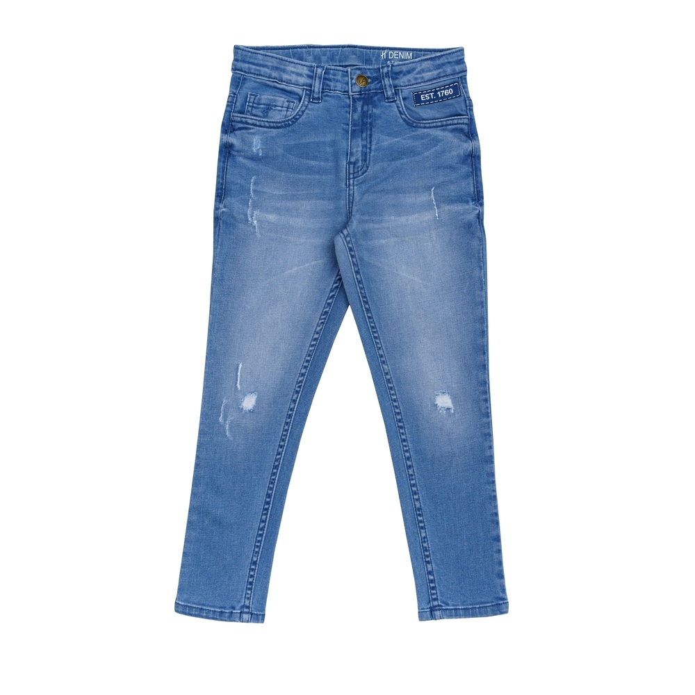 

H by Hamleys Boys Jeans Classic Mid-Wash-Blue Multi