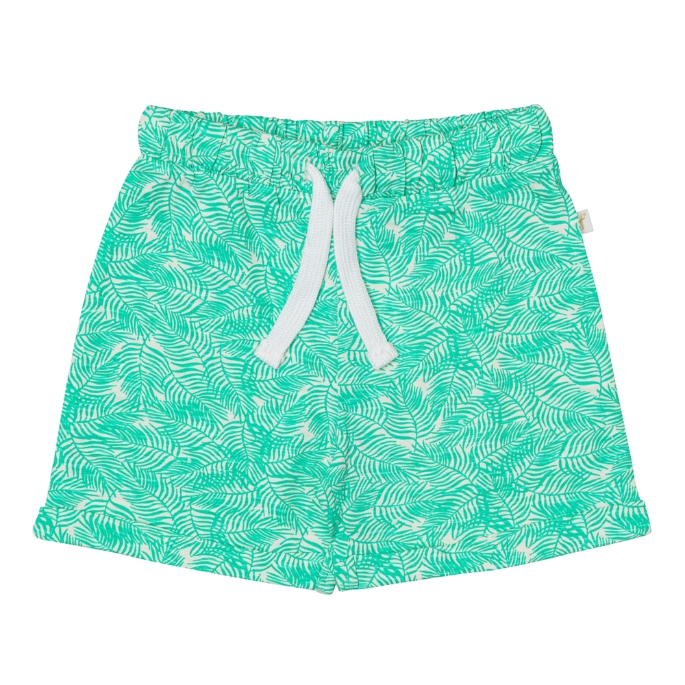 

H by Hamleys Boys Shorts Leaf Print-Green Multi