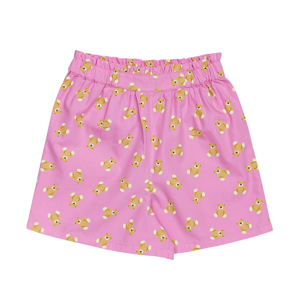 

H by Hamleys Girls Shorts All Over Teady Bear Print-Pink