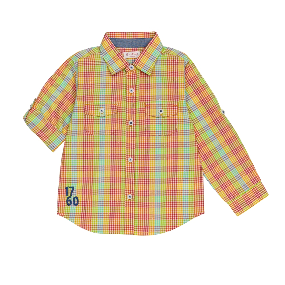 

H by Hamleys Boys Full Sleeves Shirt Checked-Multi