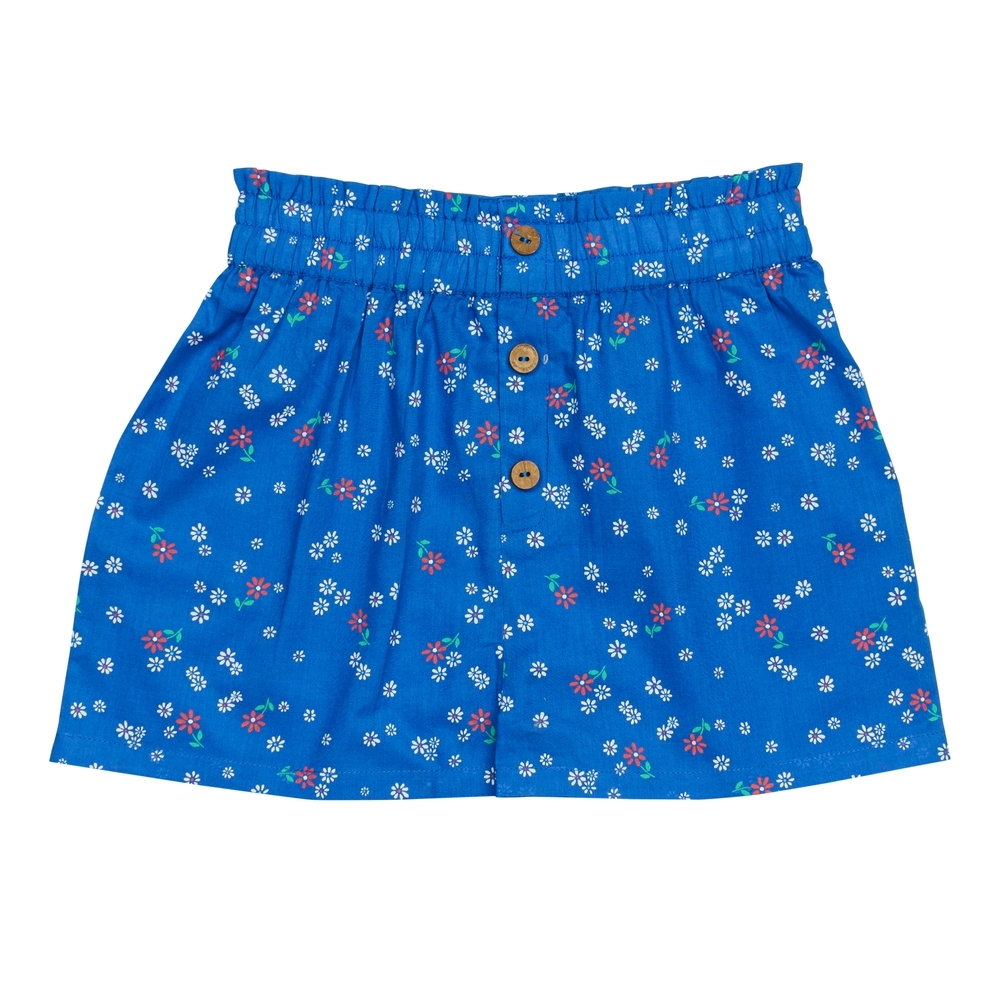 

H BY Hamlyes Girls Shorts Shirred Waist-Multicolor
